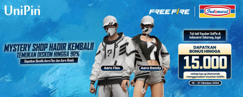 Top Up Diamonds Free Fire pakai Voucher UniPin, Dapatkan Bonus hingga 15,000 UniPin Credits